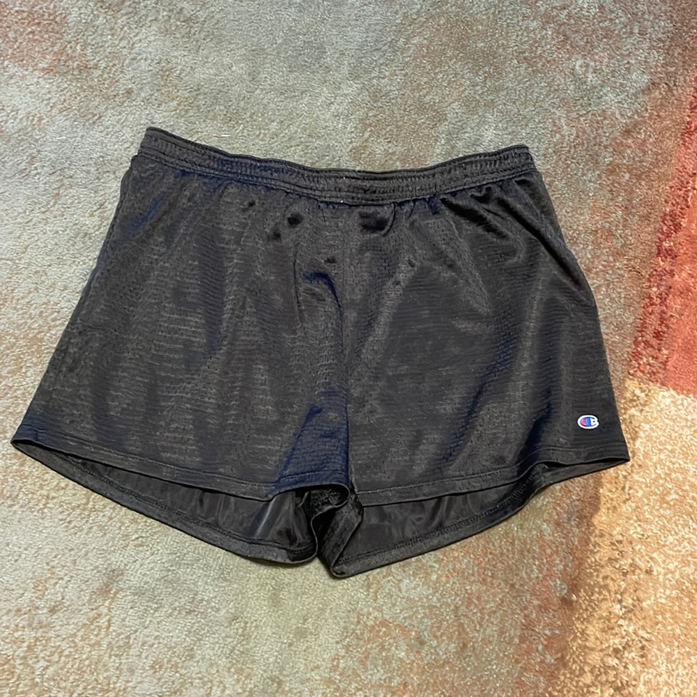 Black Champion Mesh Shorts